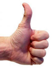 Thumbs Up (with Clipping Path)