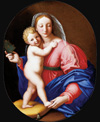 MADONNA COL BAMBINO E LIBRO 